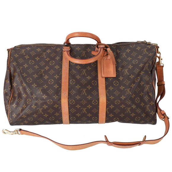 Louis Vuitton Keepall Bandouliere 55 Monogram Boston Bag M41414 - Picture 1 of 8